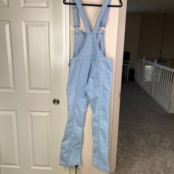 Girls Denim Overalls Light Blue Size 9/10 #611 - Picture 3 of 17